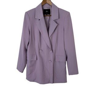 7 For All Mankind READ Lavender Career Blazer Medium Professional Pastel